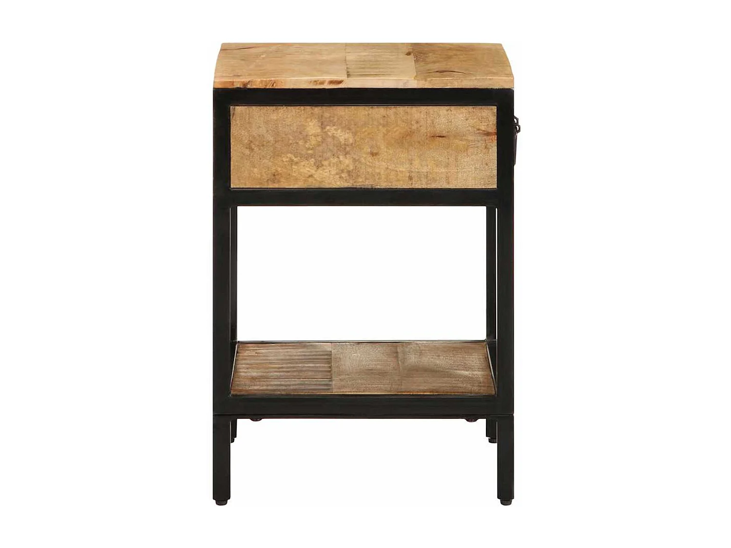 Cabinet de chevet 40x35x50 cm Bois massif de manguier brut