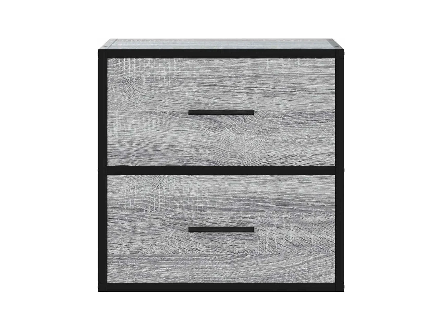 Tables de chevet murales 2 pcs sonoma gris 40x31x39,5 cm
