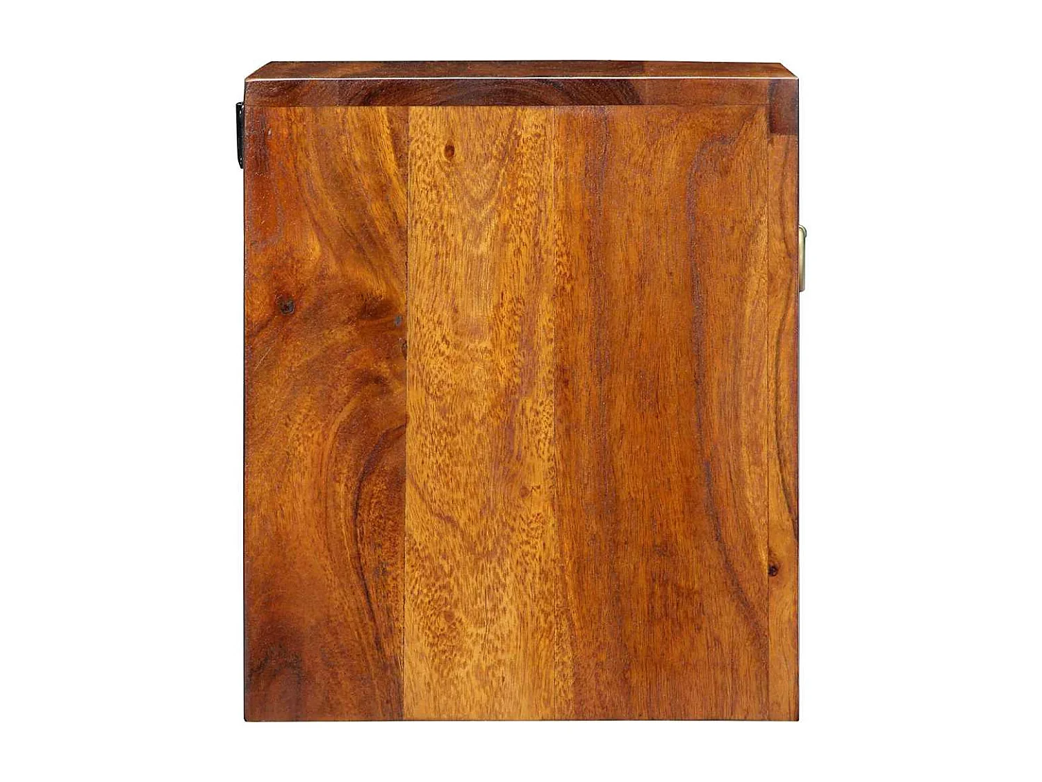 Table de chevet 40x35x35 cm en bois massif d'acacia