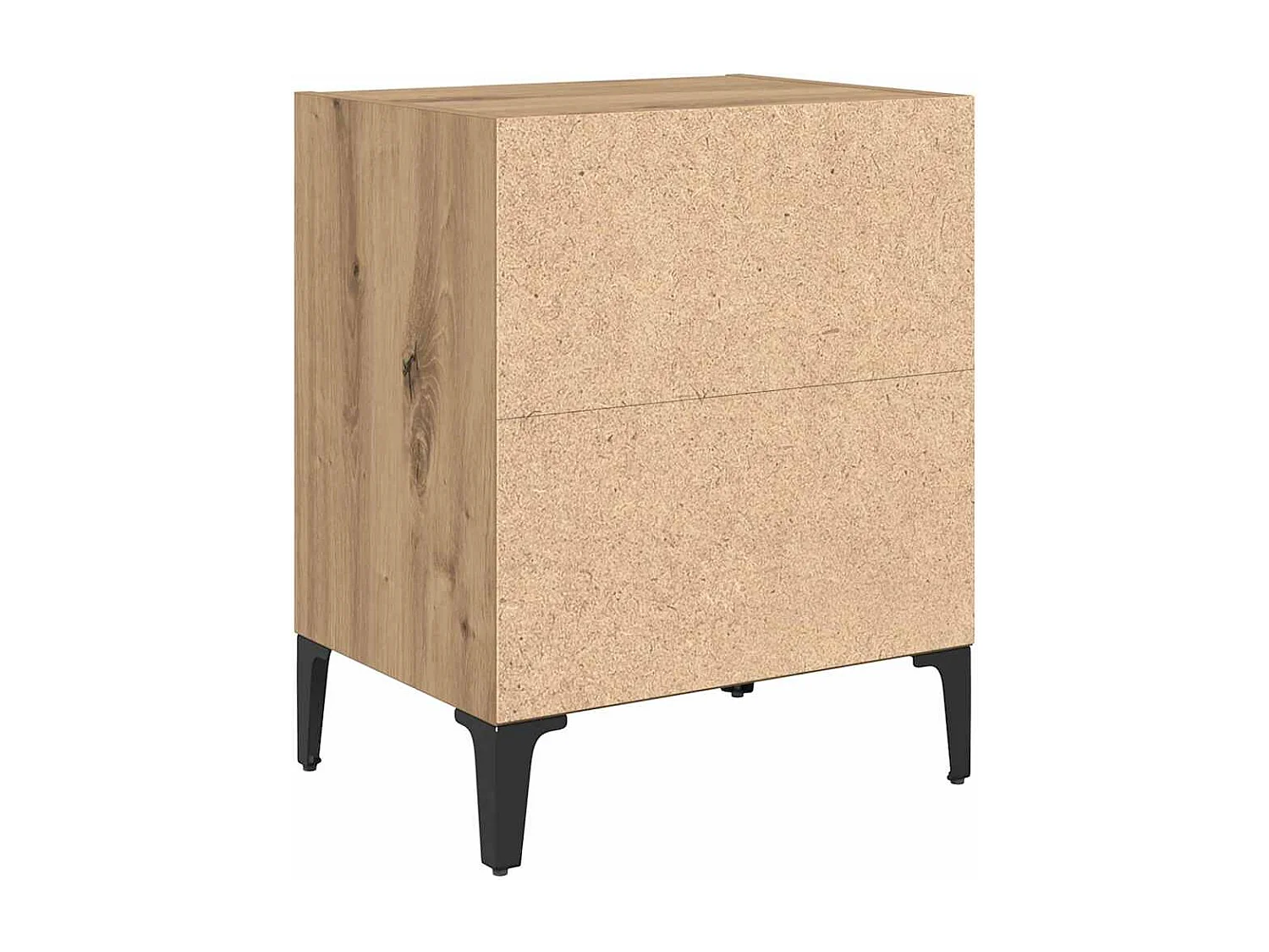 Cabinet de chevet Chêne artisanal 40x30x50 cm Bois reconstitué