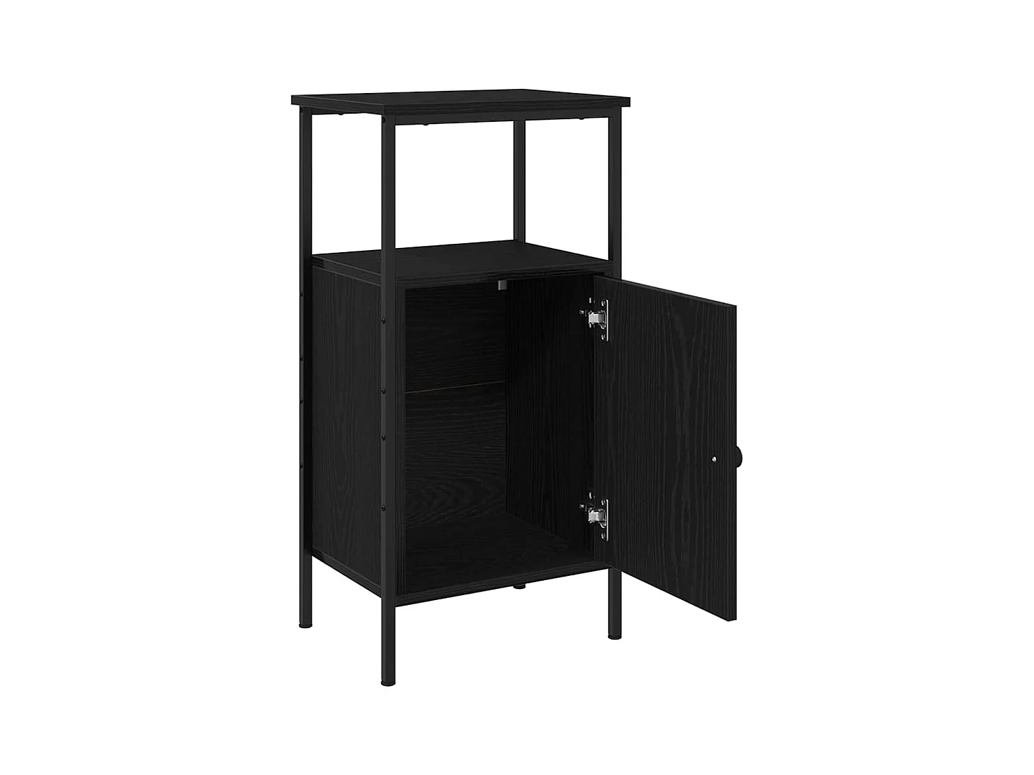 Meubles de chevet 2 pcs Chêne noir 41x31x80 cm Bois d'ingénierie