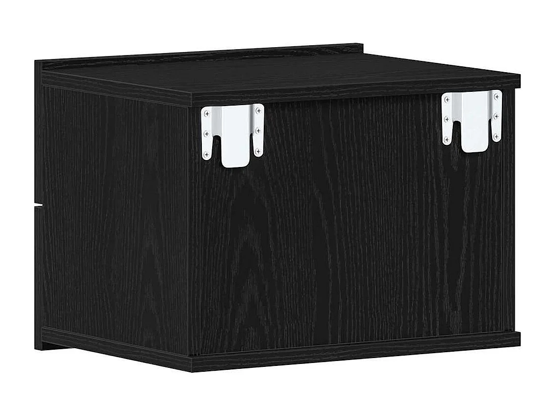 Tables de chevet 2 pcs Chêne noir 40x30x30 cm Bois d'ingénierie