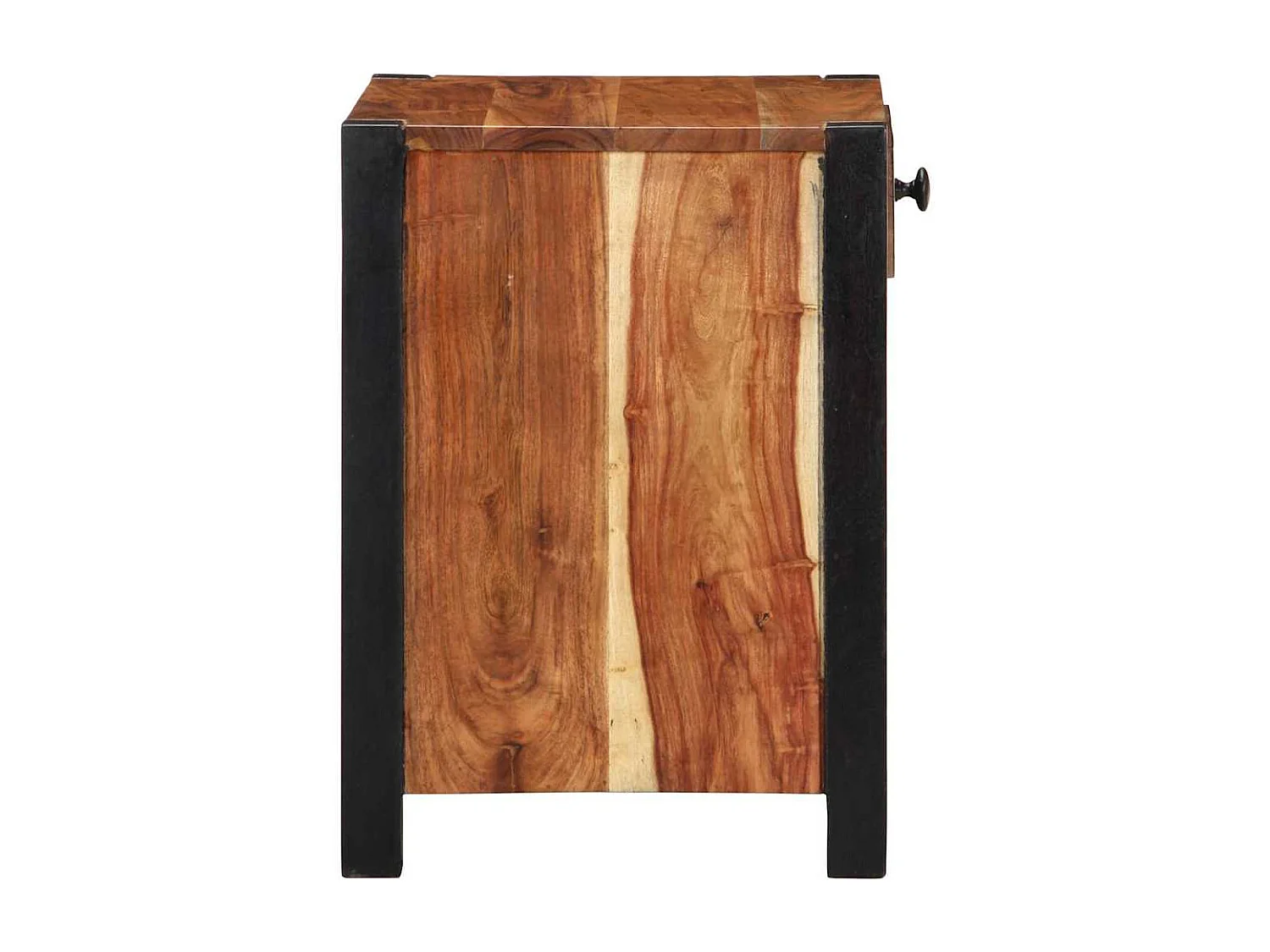 Armoires de chevet 2 pcs 40x35x50 cm Bois massif acacia