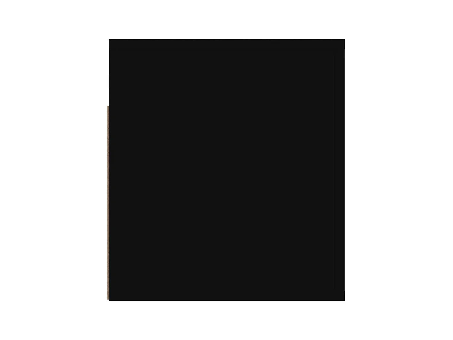 Zwart wandnachtkastje 50x36x40 cm