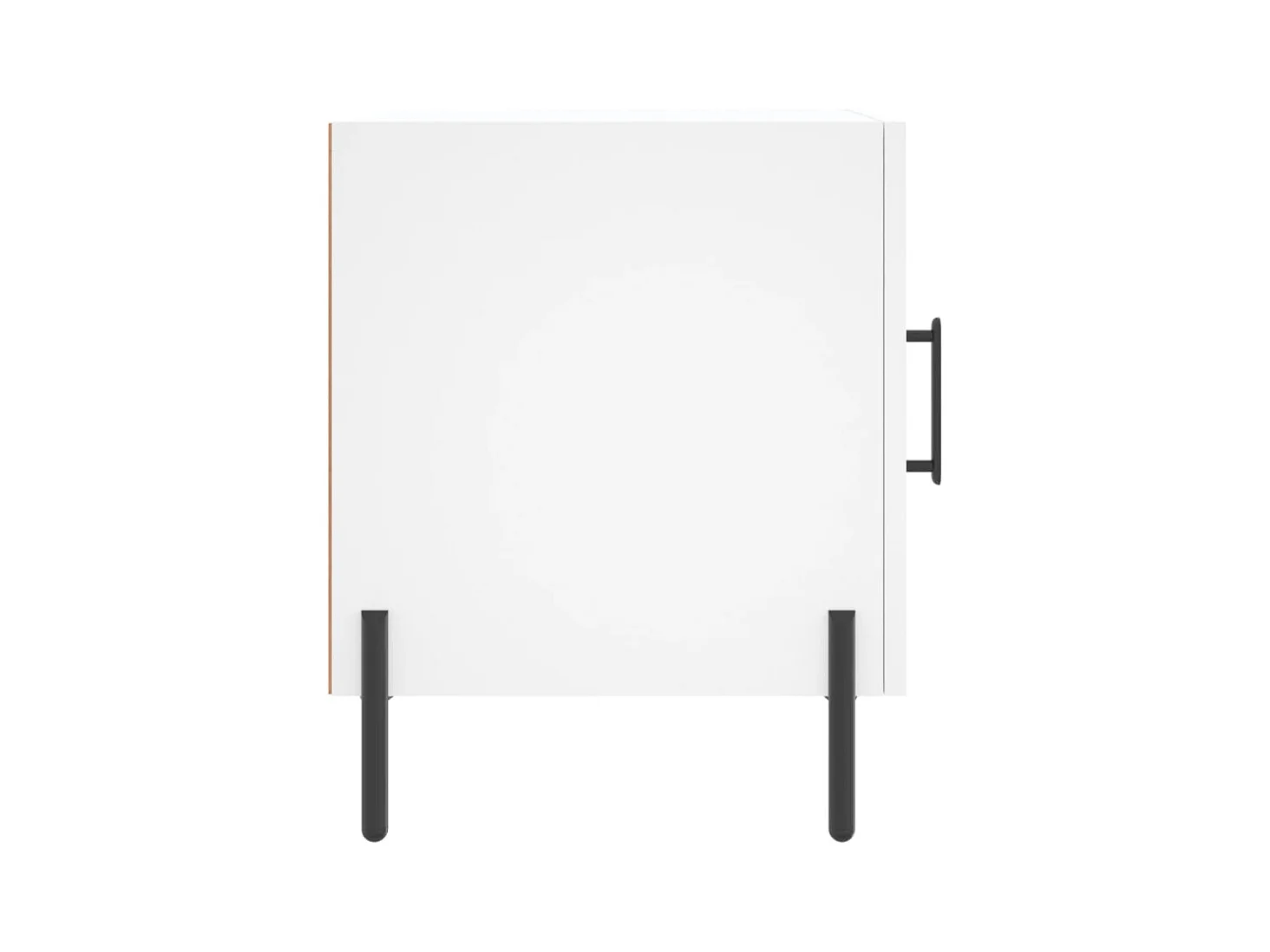 Tables de chevet 2 pcs blanc 40x40x50 cm bois d’ingénierie