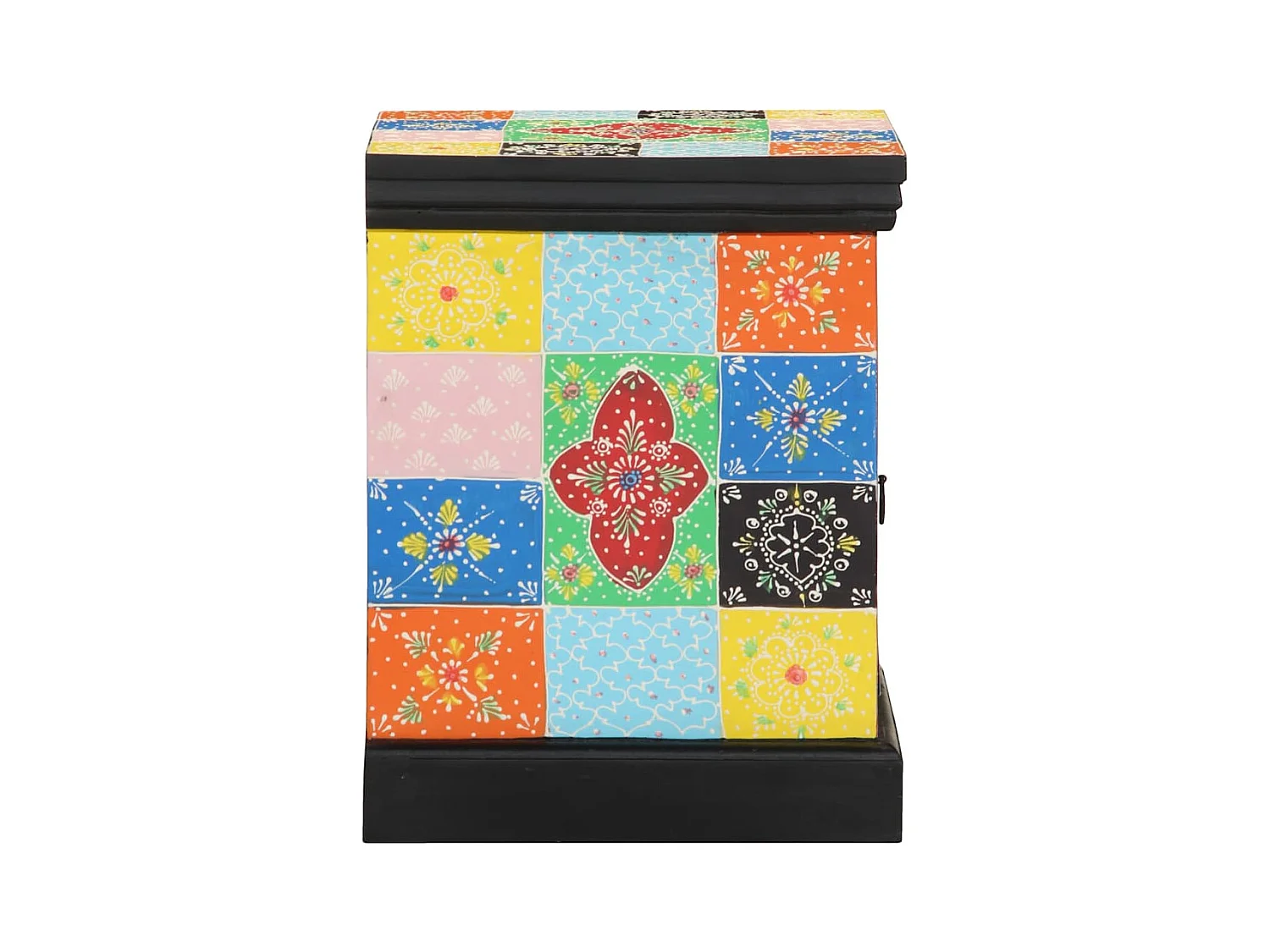 Comodino multicolore 2 pezzi 40x35x45 cm