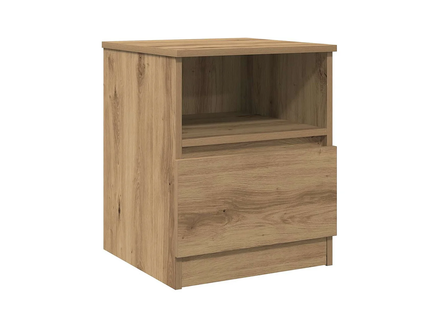 Tables chevet 2 pcs chêne artisanal 40x40x50 cm bois ingénierie