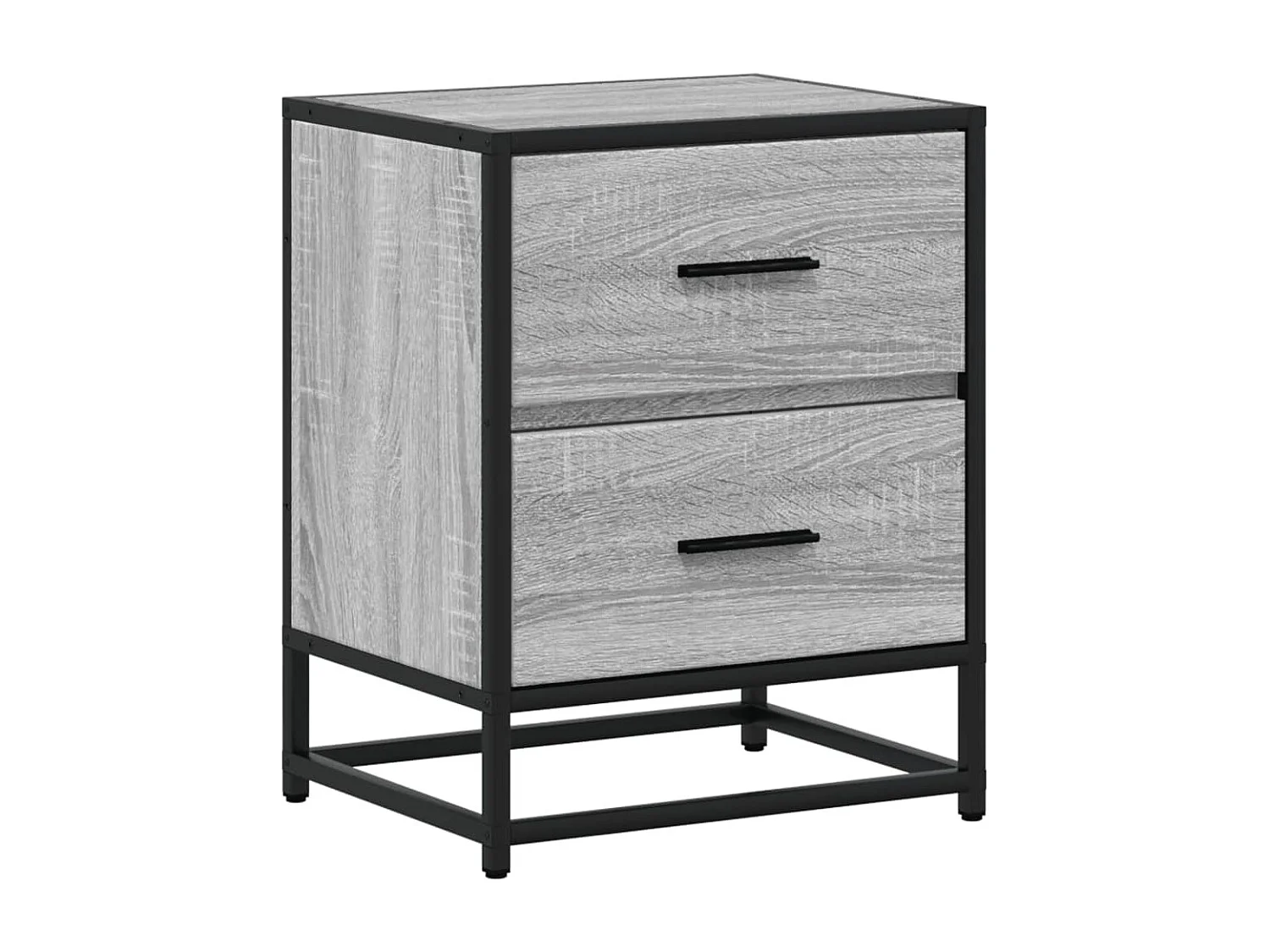 Comodini 2 pezzi grigio sonoma 40x31x50 cm in legno ingegnerizzato