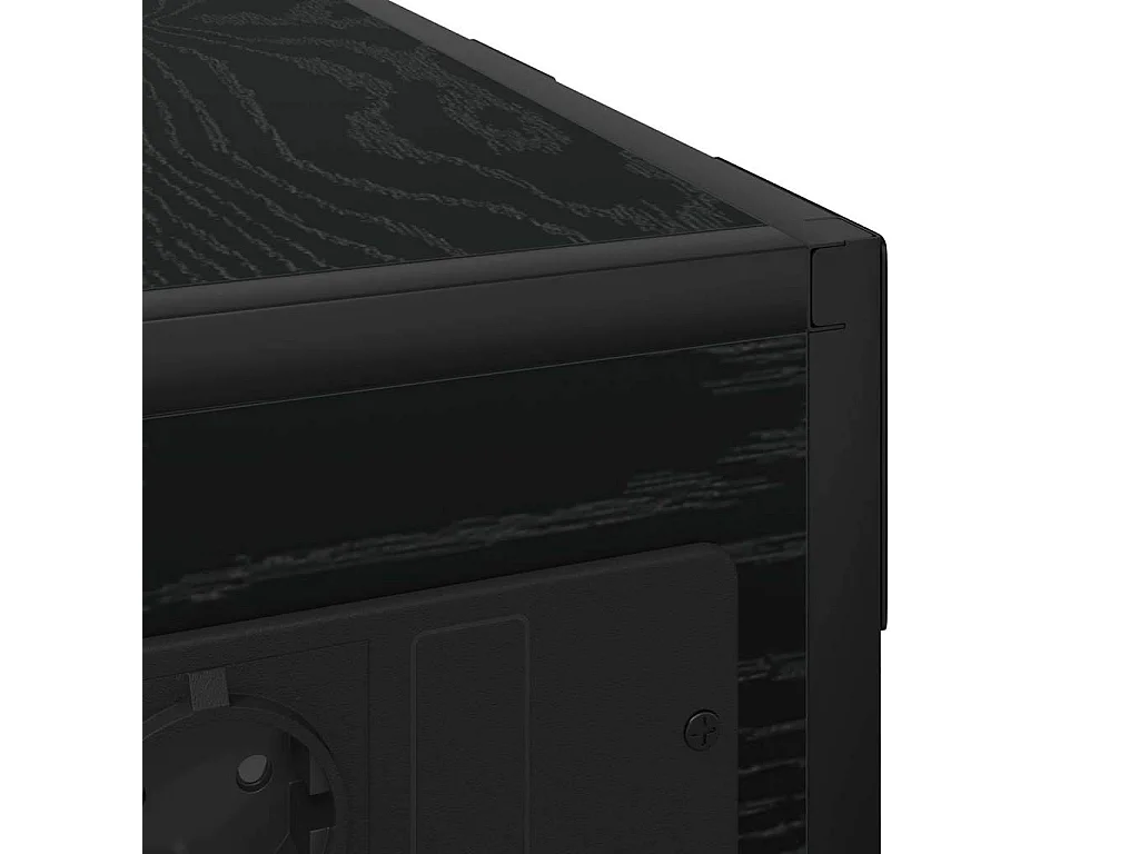 Table de chevet Chêne noir 41.5 x 26 x 60.5 cm