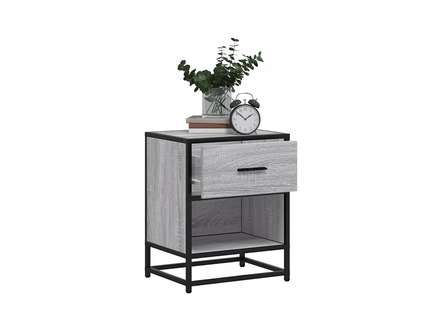 Comodini 2 pezzi grigio sonoma 40x31x50 cm in legno ingegnerizzato