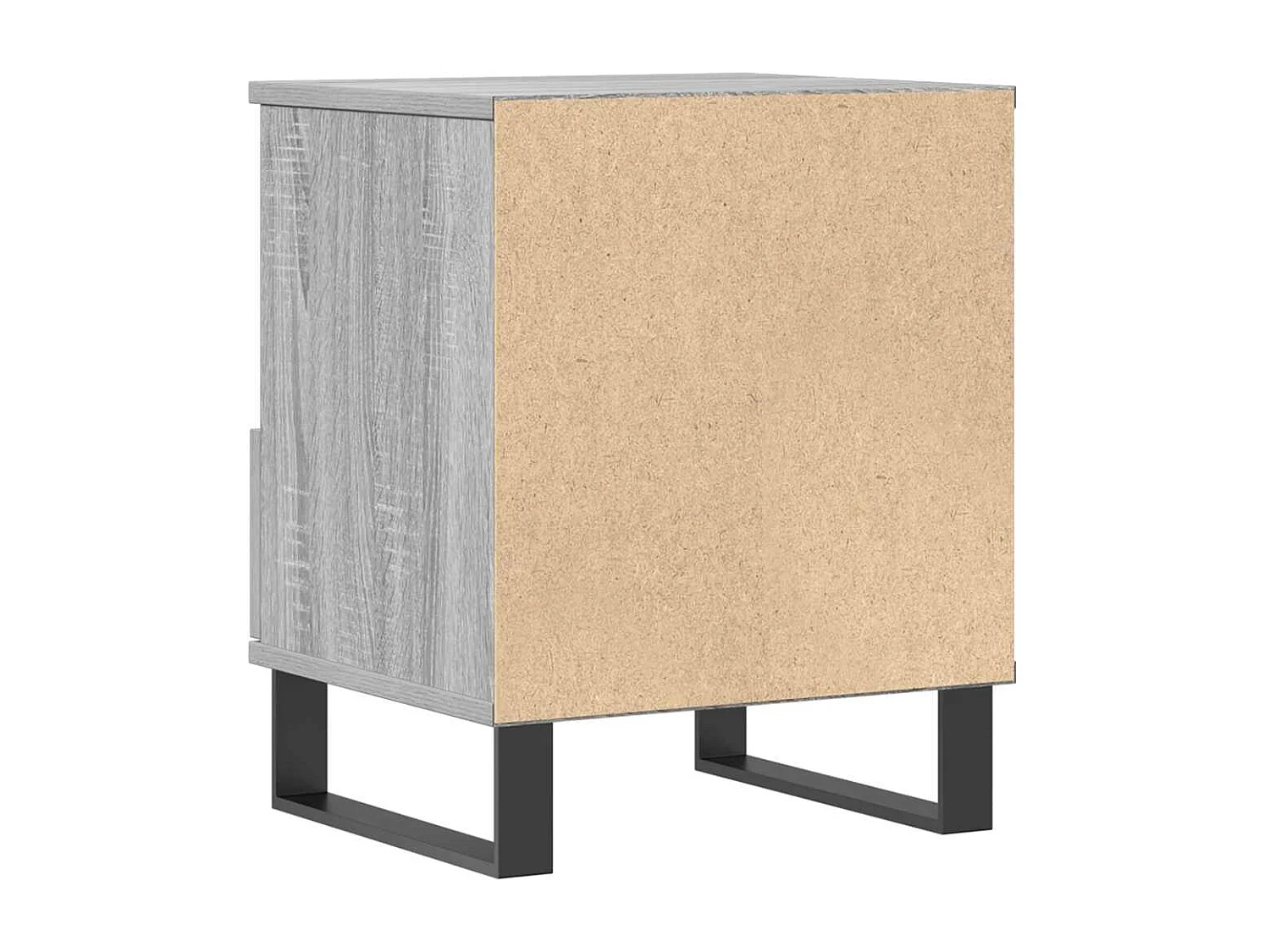 Table de chevet sonoma gris 40x35x50 cm bois d’ingénierie