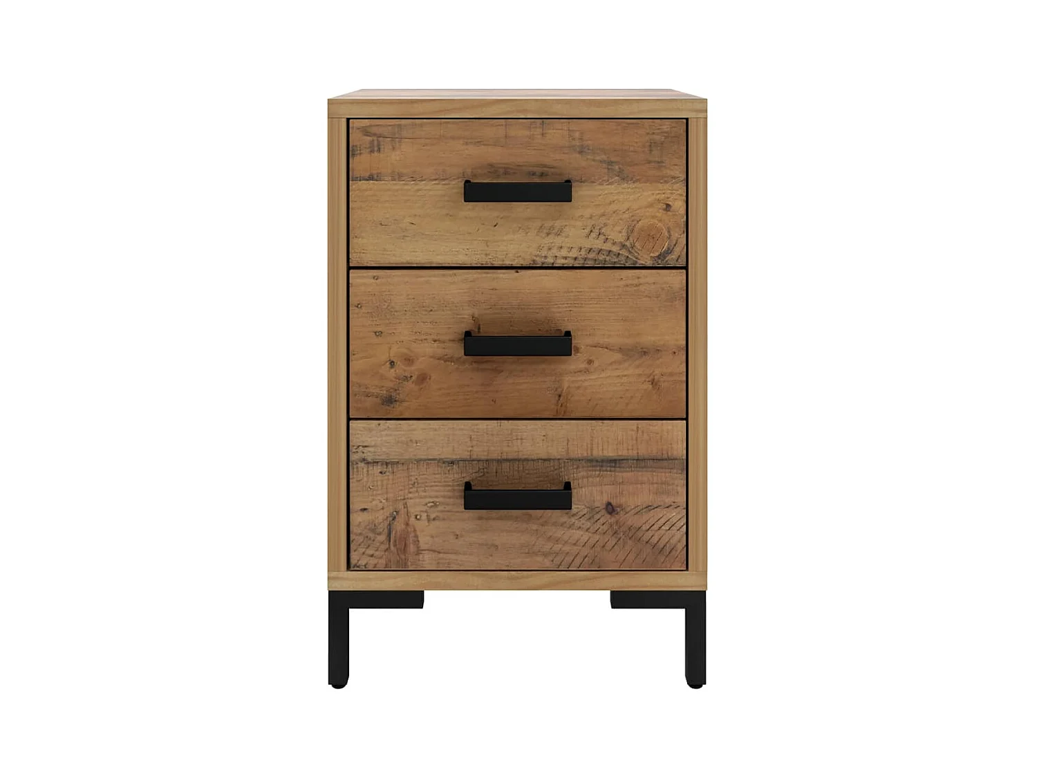 Table de chevet Marron 40x30x55 cm Bois de pin massif