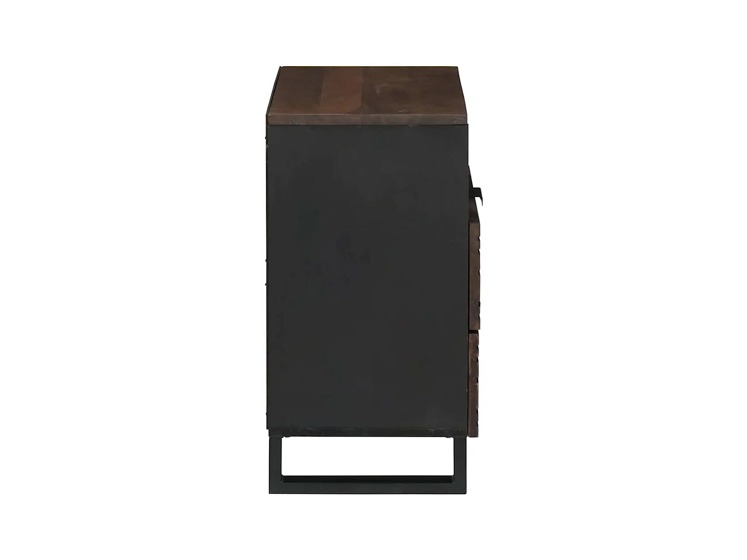 Comodino - 50 x 33 x 60 cm - Legno massello e legno ingegnerizzato