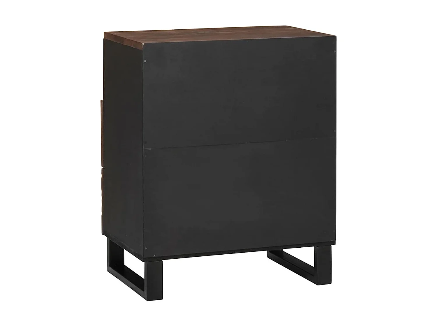 Table de chevet - 50 x 33 x 60 cm - En bois massif et en bois d'ingénierie