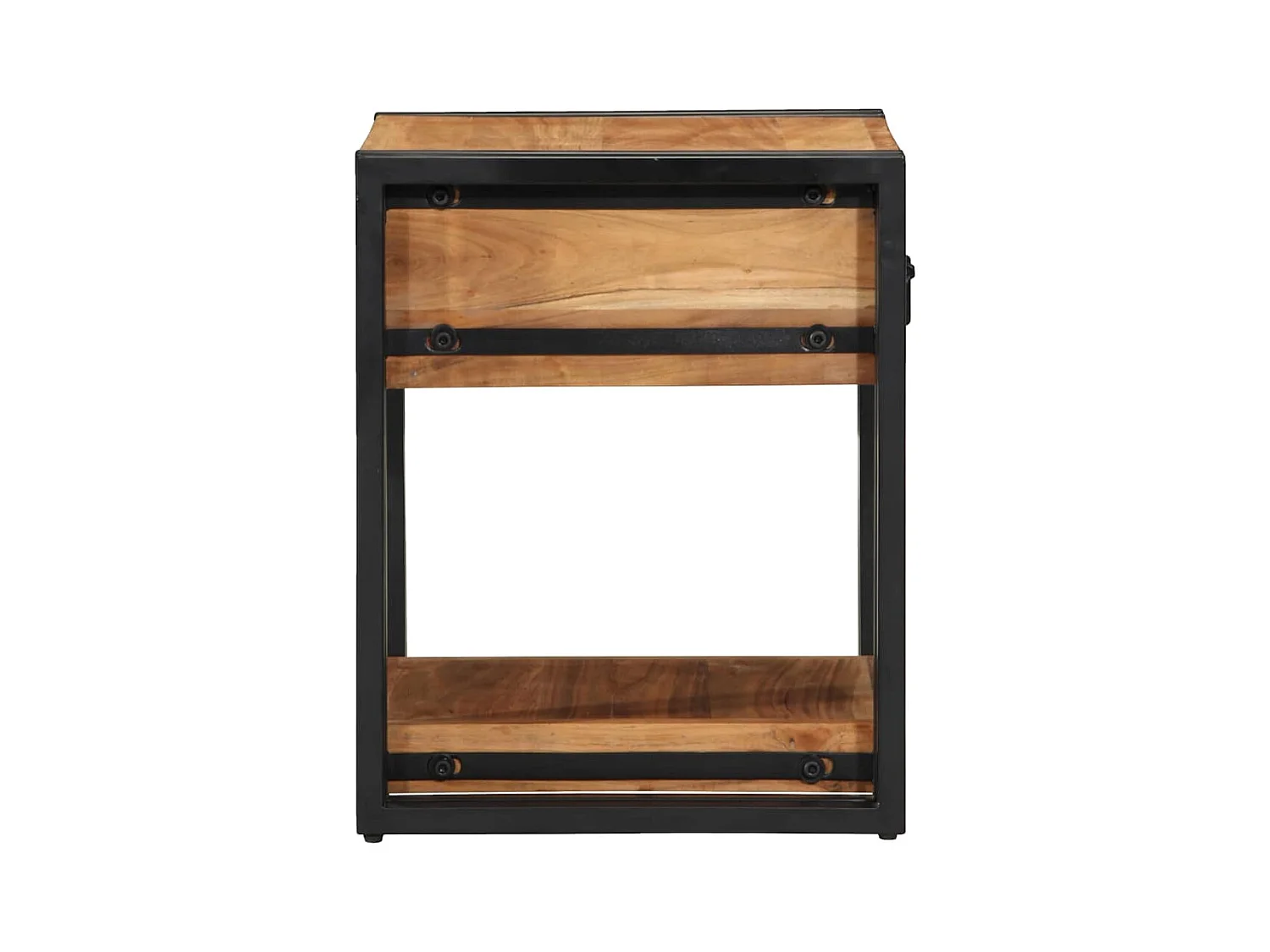 Table de Nuit 40x40x50 cm en Bois d'Acacia Massif