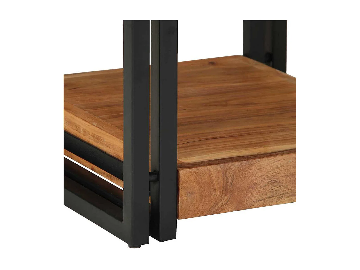 Table de Nuit 40x40x50 cm en Bois d'Acacia Massif