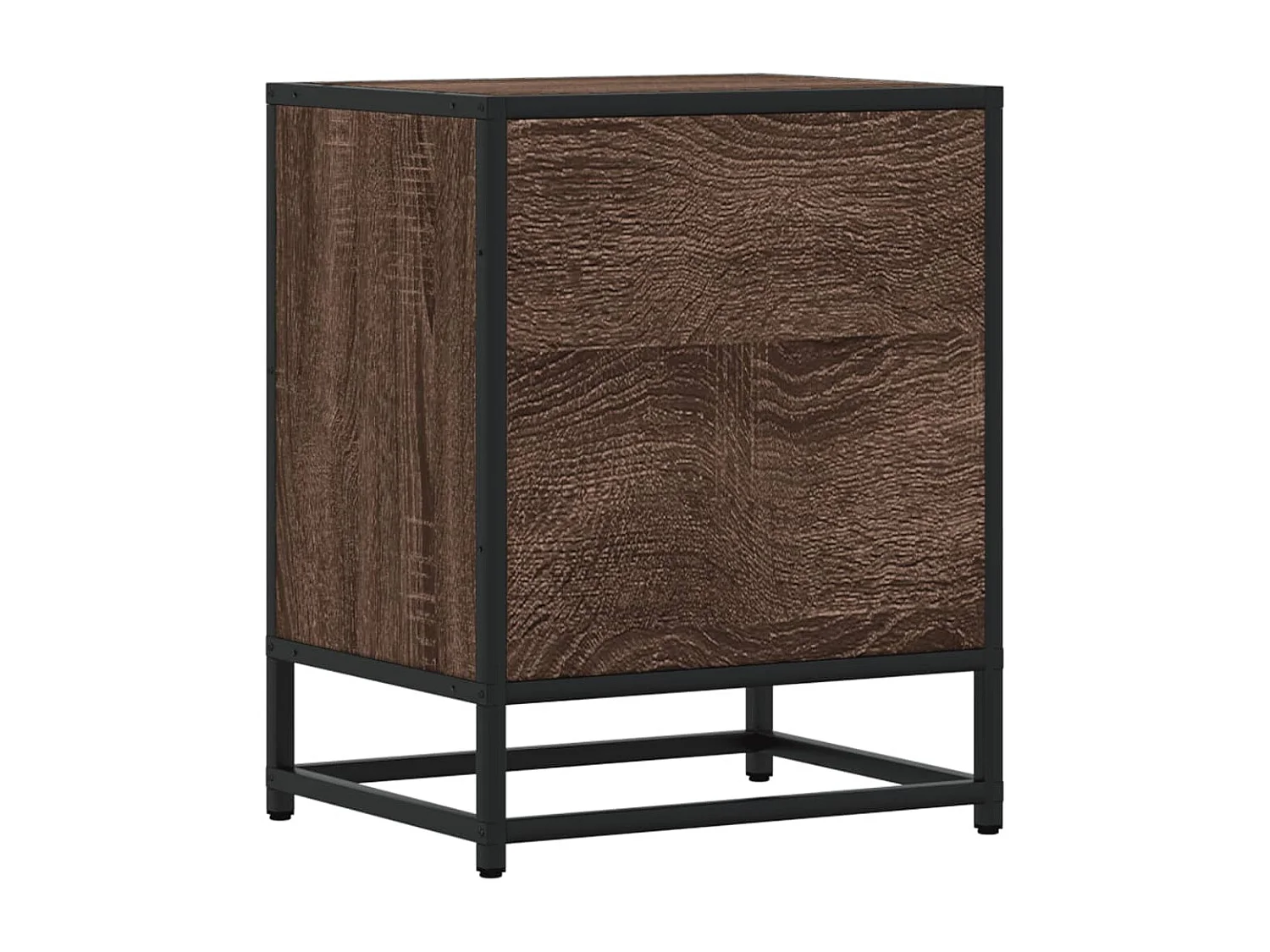 Mesitas de noche 2 piezas roble marrón 40x31x50 cm madera de ingeniería