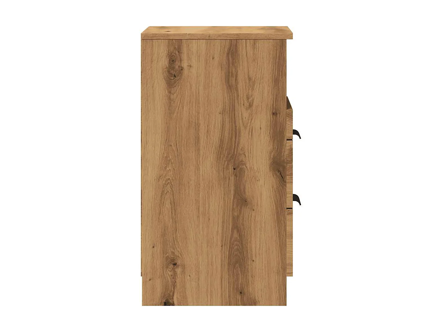 Tables de chevet 2 pcs chêne artisanal bois d'ingénierie