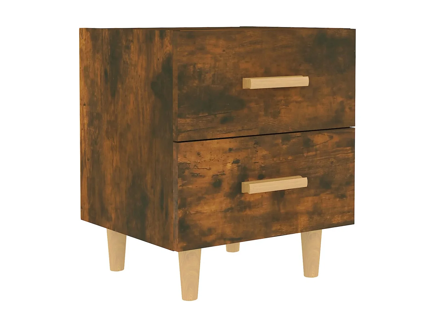 Comodino in rovere affumicato 40x35x47,5 cm