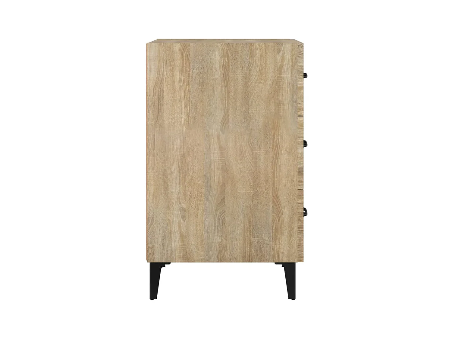 Table de chevet chêne sonoma 40x40x66 cm bois d'ingénierie