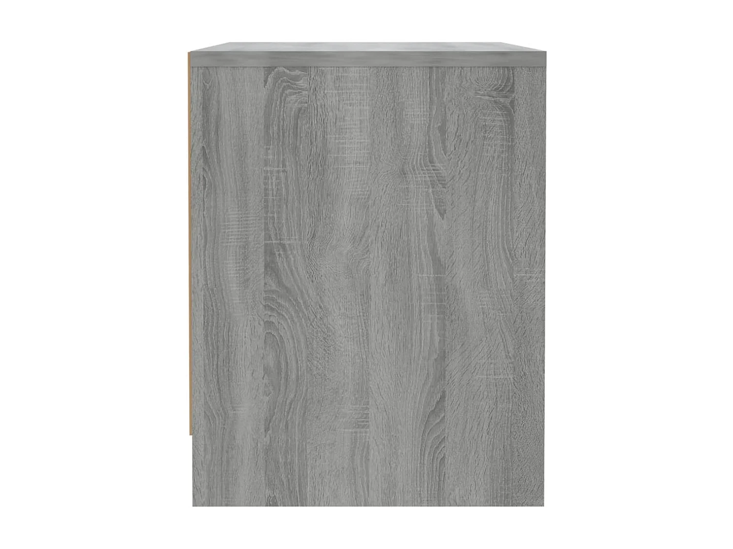 Comodino grigio Sonoma 45x34x44,5 cm in legno ingegnerizzato