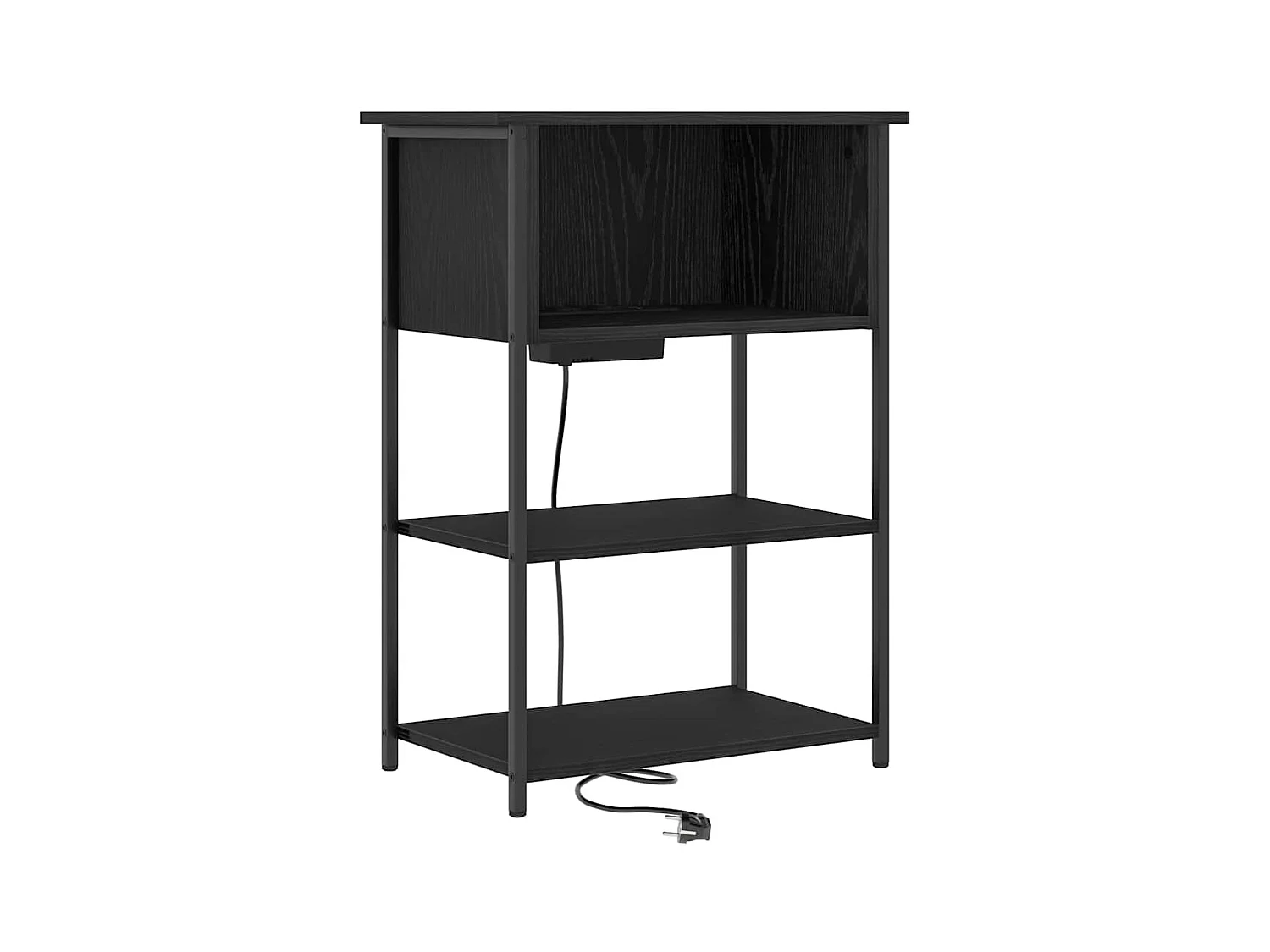 Cabinet de chevet Chêne noir 55 x 31 x 76 cm Bois d'ingénierie