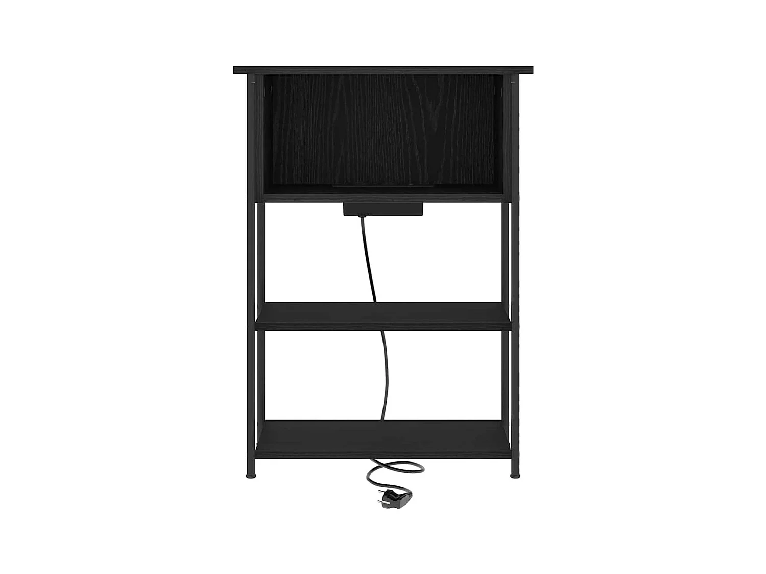 Cabinet de chevet Chêne noir 55 x 31 x 76 cm Bois d'ingénierie