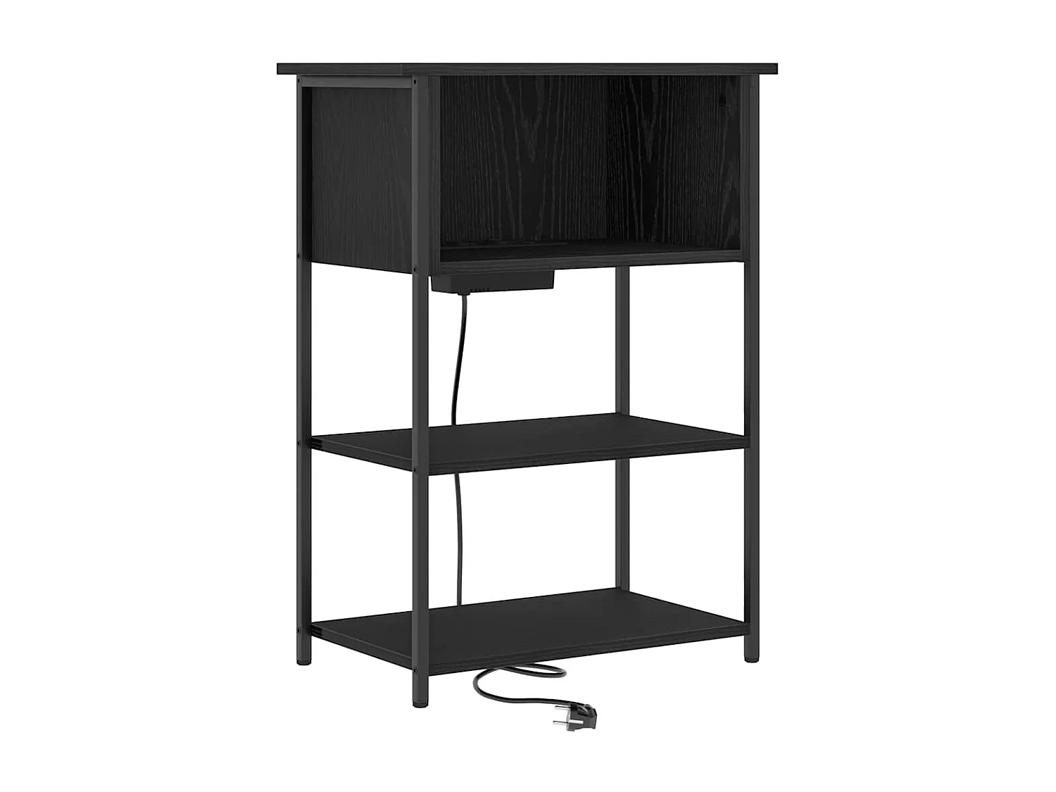 Cabinet de chevet Chêne noir 55 x 31 x 76 cm Bois d'ingénierie