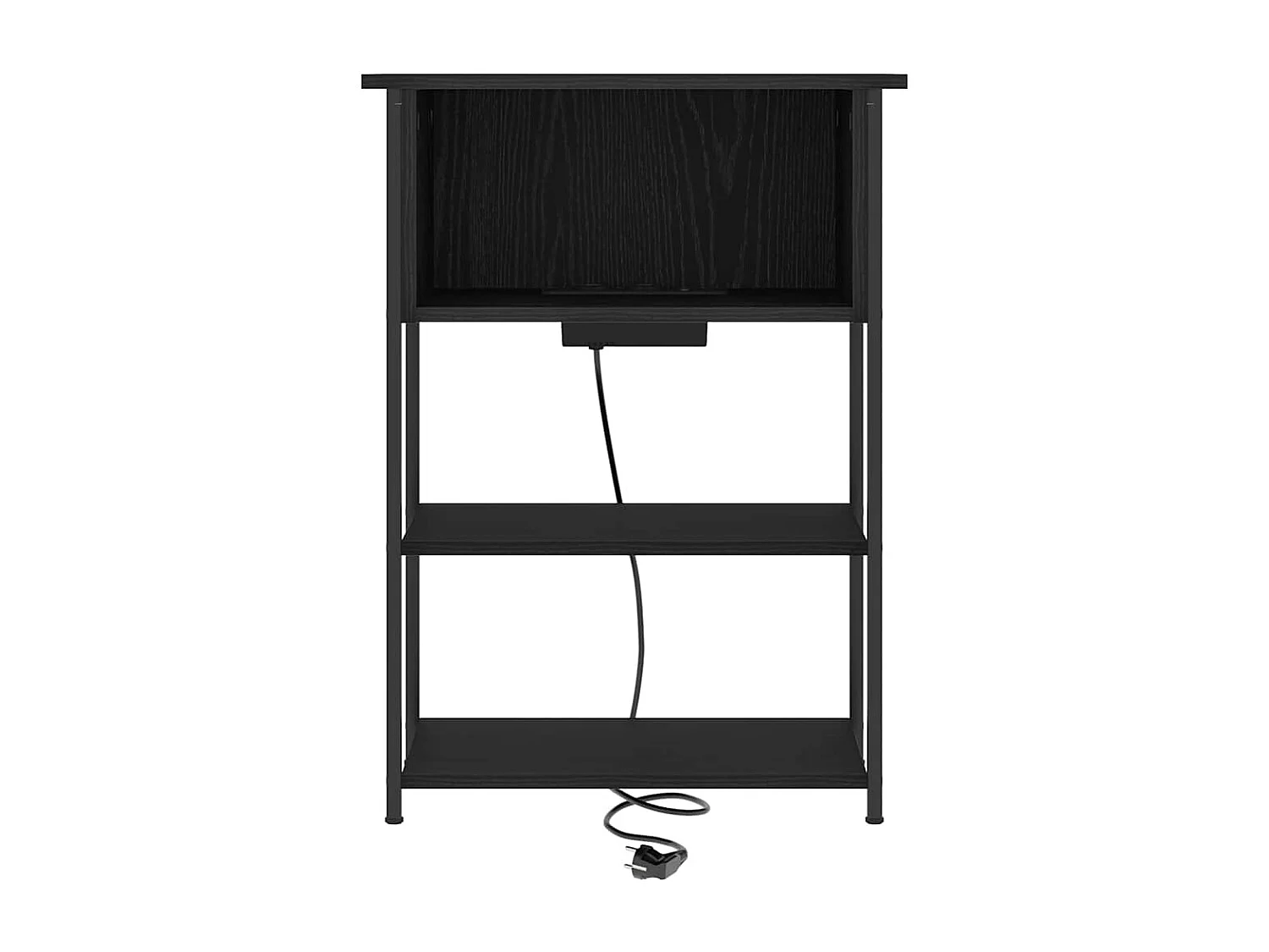 Cabinet de chevet Chêne noir 55 x 31 x 76 cm Bois d'ingénierie