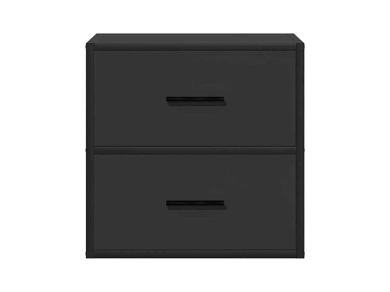 Tables de chevet murales 2 pcs noir 40x31x39,5 cm