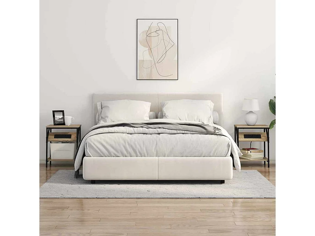 Armoires de chevet 2 pcs Chêne sonoma 38 x 30 x 48 cm