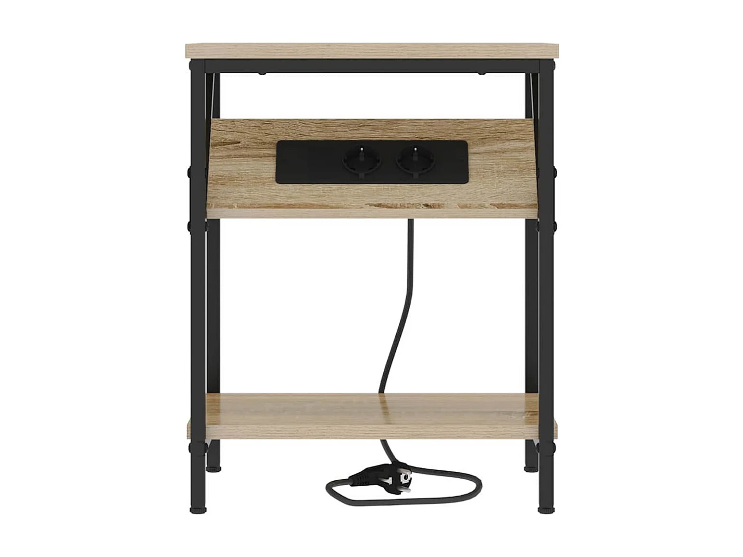 Armoires de chevet 2 pcs Chêne sonoma 38 x 30 x 48 cm