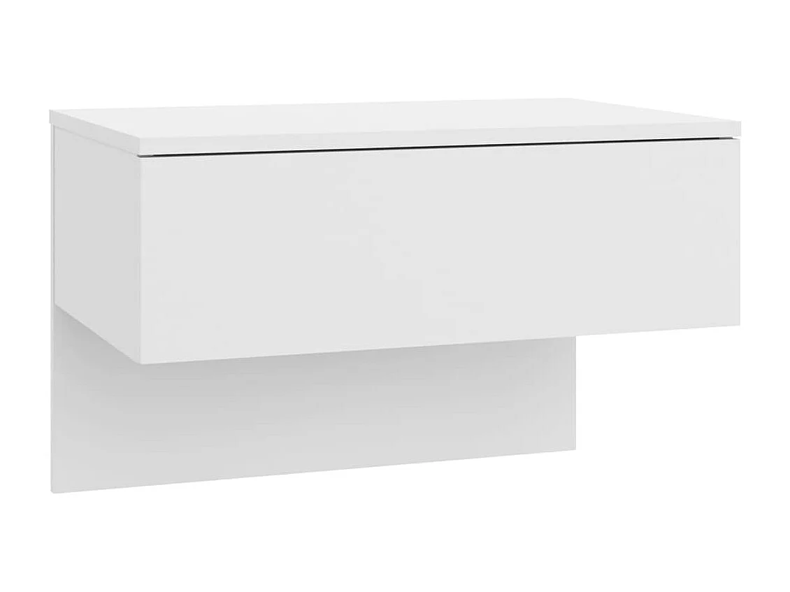 comodini da parete bianco lucido