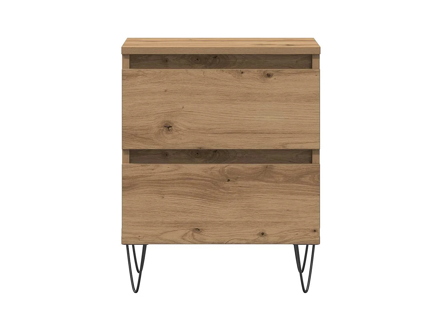 Comodini 2 pz Rovere Artisan 40x35x50 cm Legno ricostituito