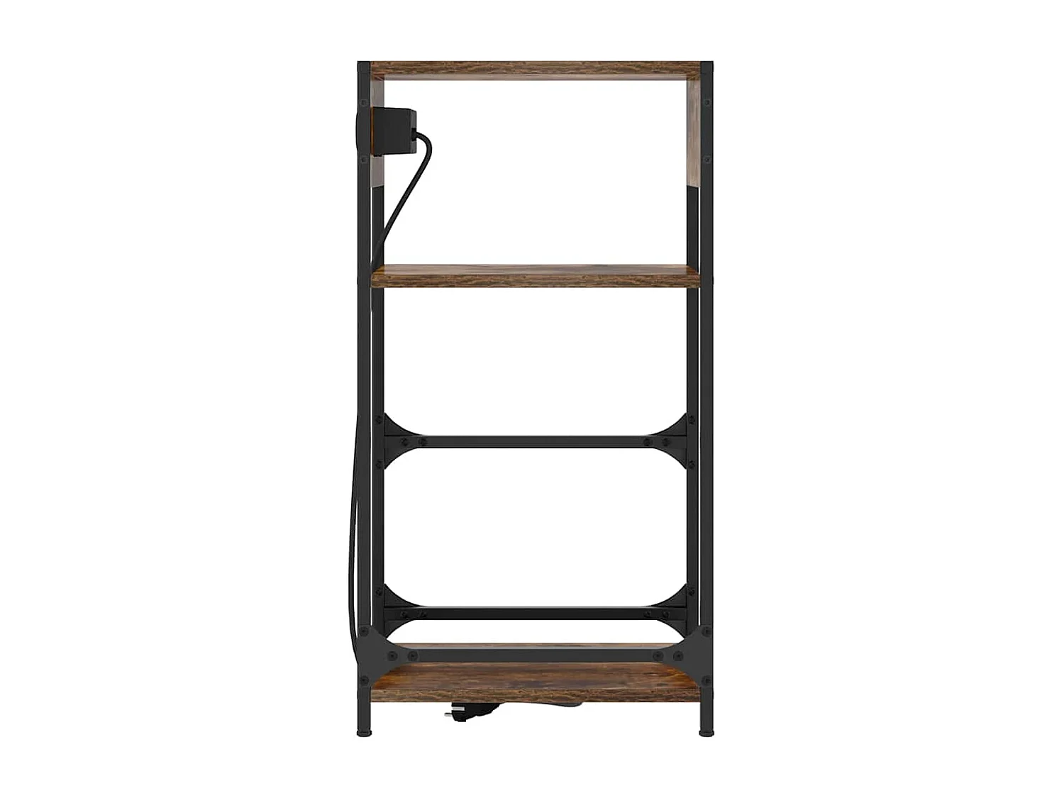 Cabinet de chevet Chêne fumé 40 x 27 x 76 cm Bois d'ingénierie