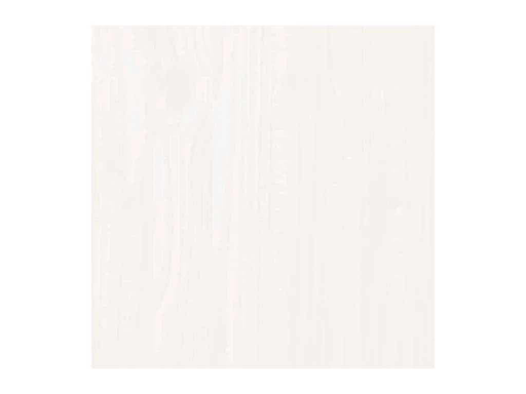 Table de chevet Blanc 40x35x61,5 cm Bois de pin massif