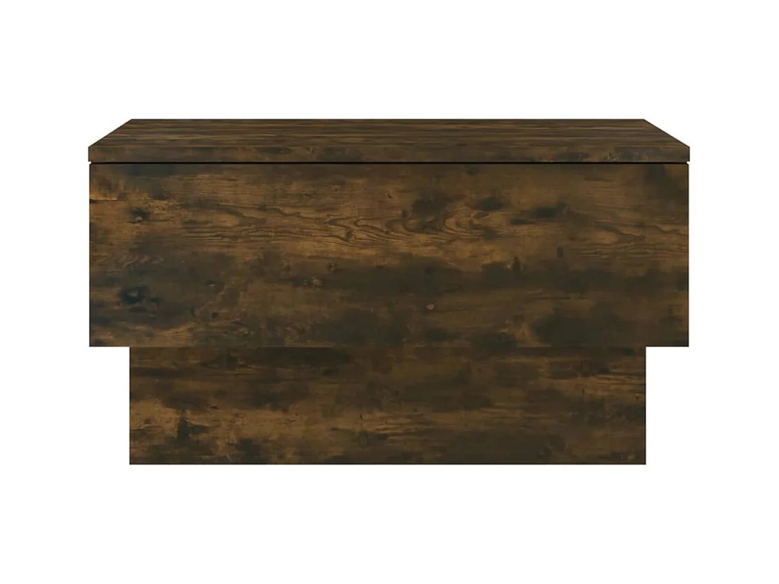 Tables de chevet murales 2 pcs Chêne fumé