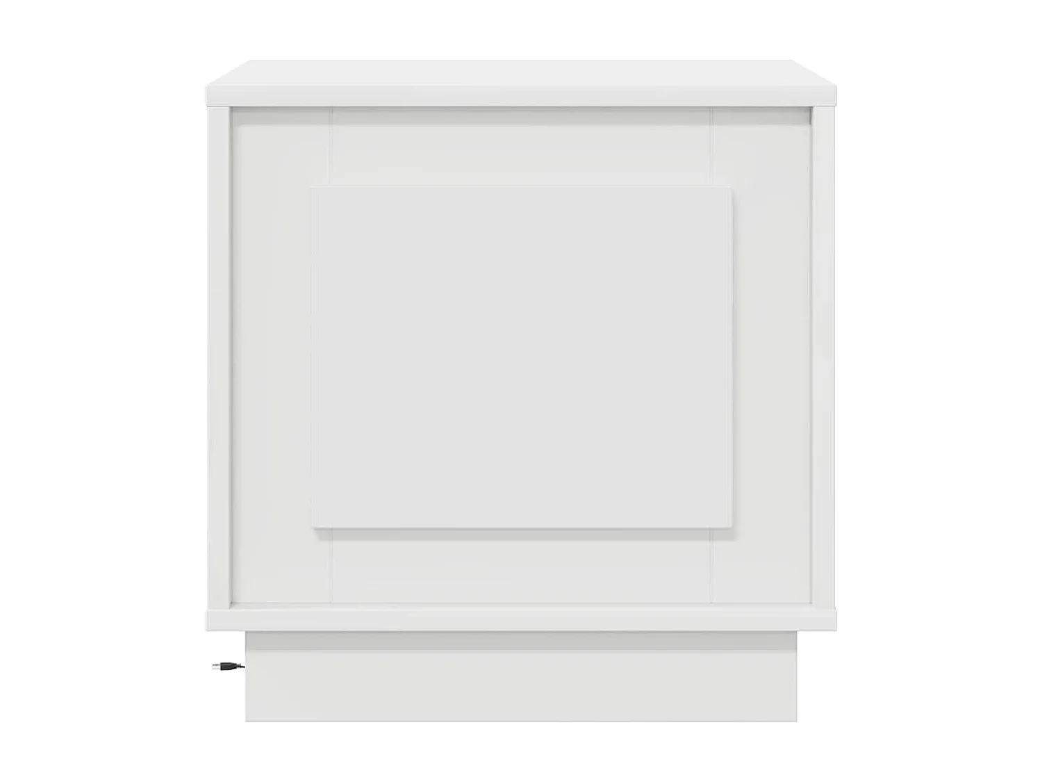 Nachtkastje met witte LED-verlichting 44x34,5x45 cm