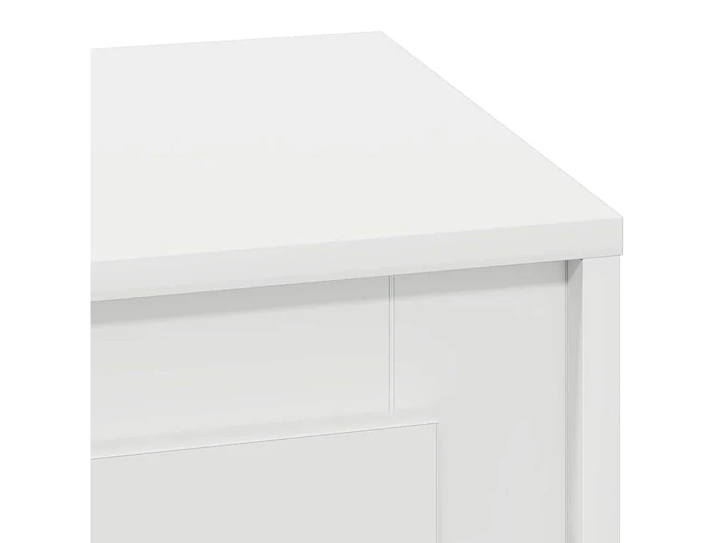 Nachtkastje met witte LED-verlichting 44x34,5x45 cm