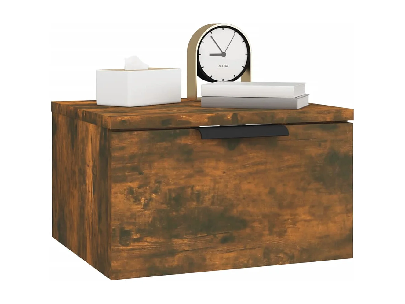 Tables de chevet murales 2 pcs Chêne fumé 34x30x20 cm