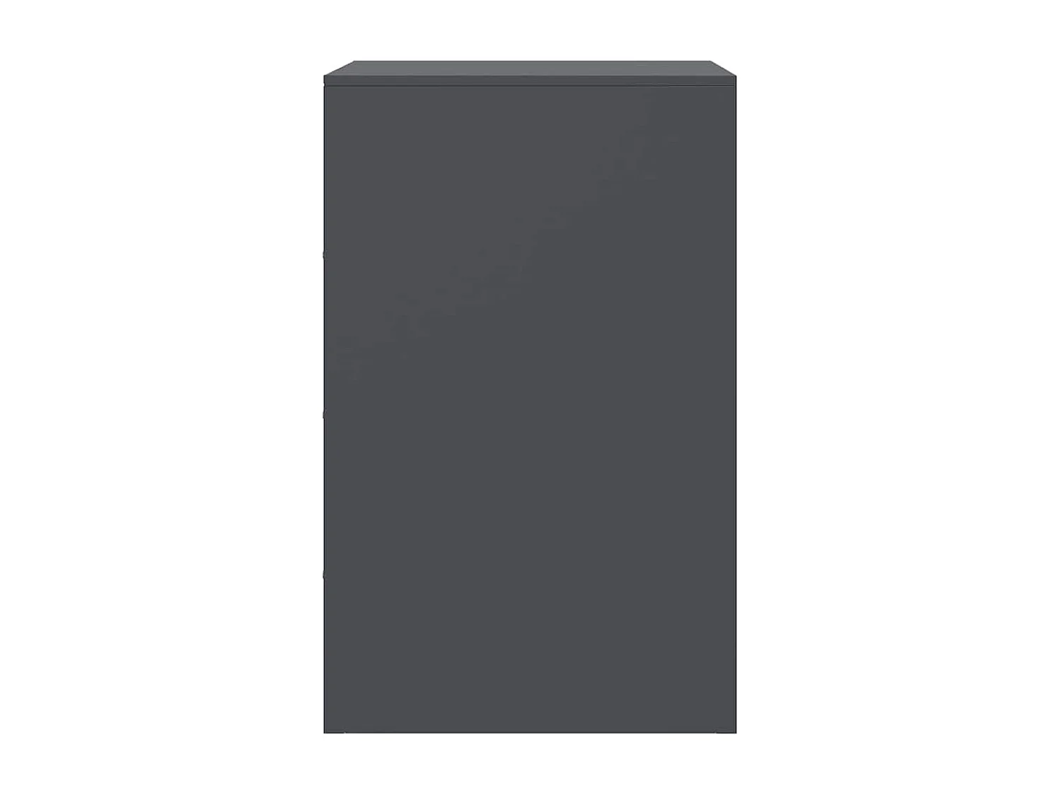 Tables de chevet 2 pcs anthracite 34,5x39x62 cm acier