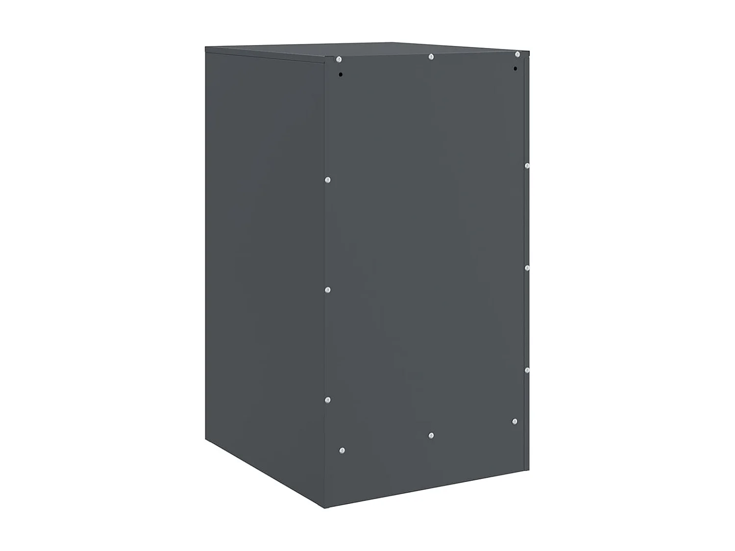 Tables de chevet 2 pcs anthracite 34,5x39x62 cm acier