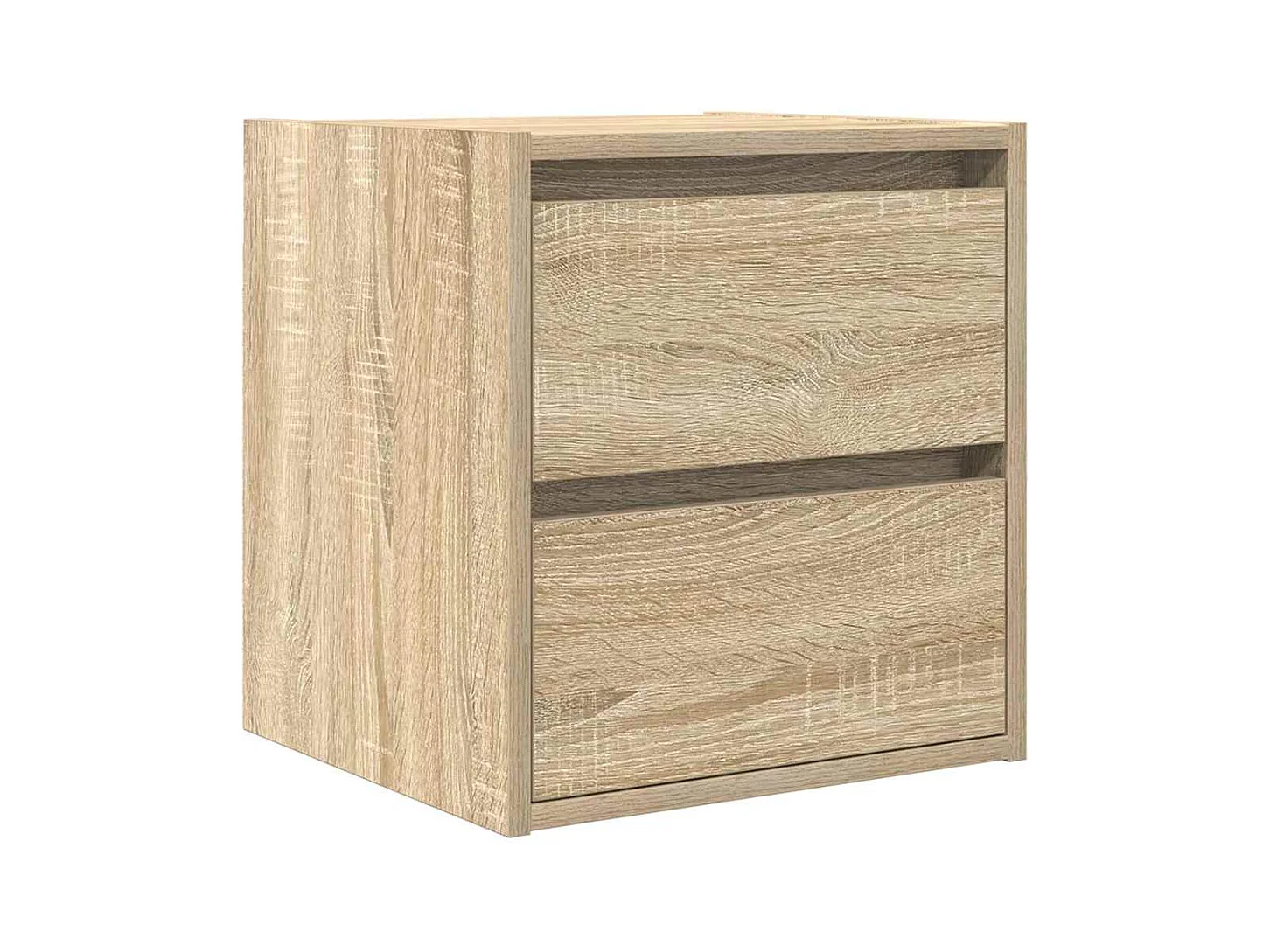 Tables de chevet murales 2 pcs chêne sonoma 38x34x40 cm