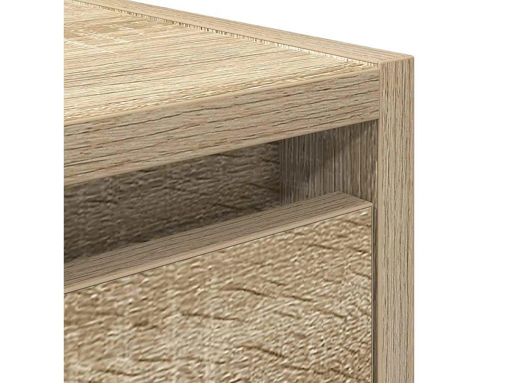 Tables de chevet murales 2 pcs chêne sonoma 38x34x40 cm