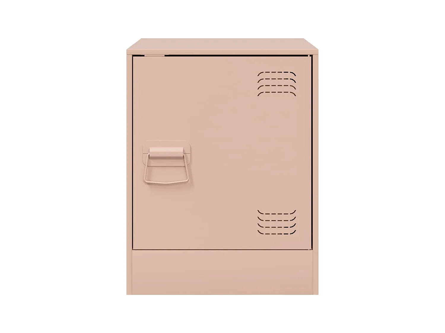 Tables de chevet 2 pcs rose 34,5x39x44 cm acier