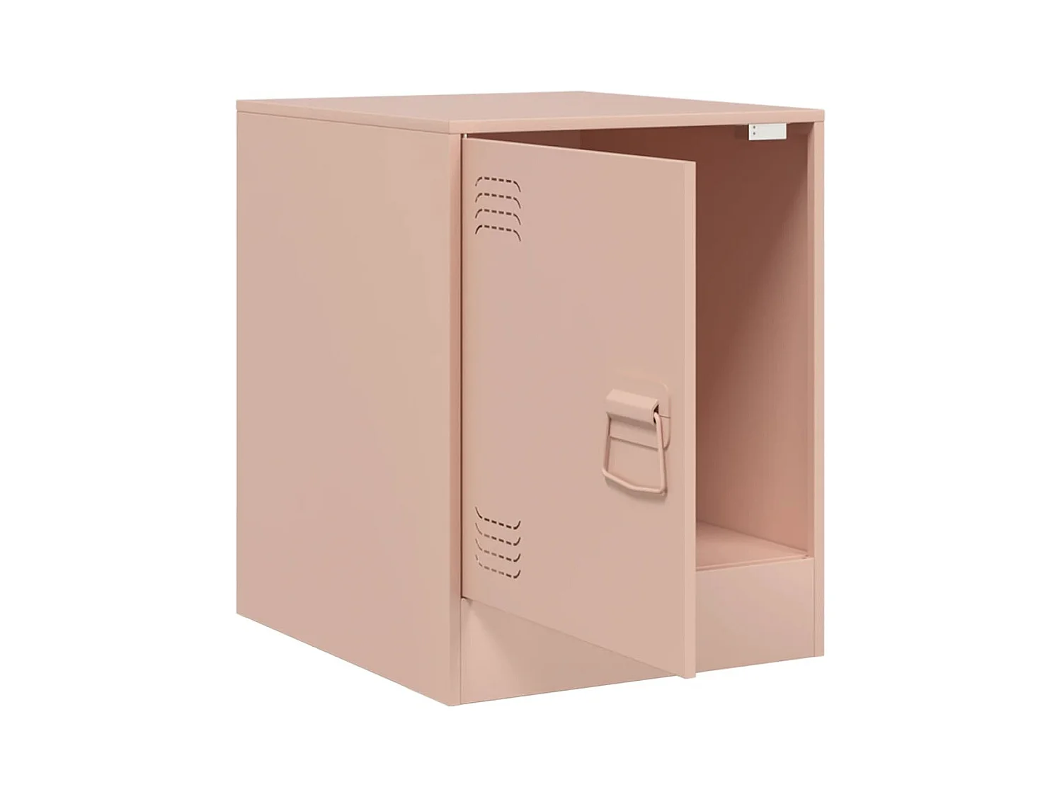 Tables de chevet 2 pcs rose 34,5x39x44 cm acier