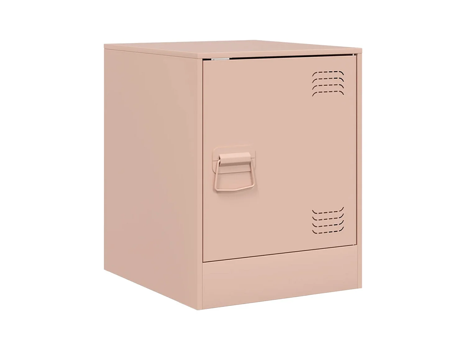 Tables de chevet 2 pcs rose 34,5x39x44 cm acier