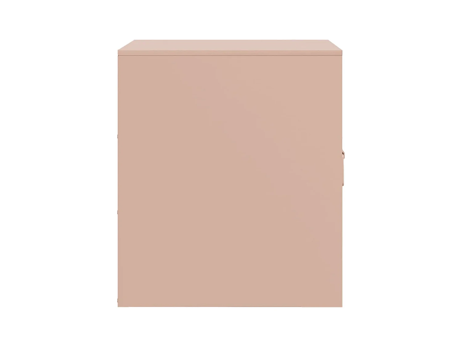 Tables de chevet 2 pcs rose 34,5x39x44 cm acier