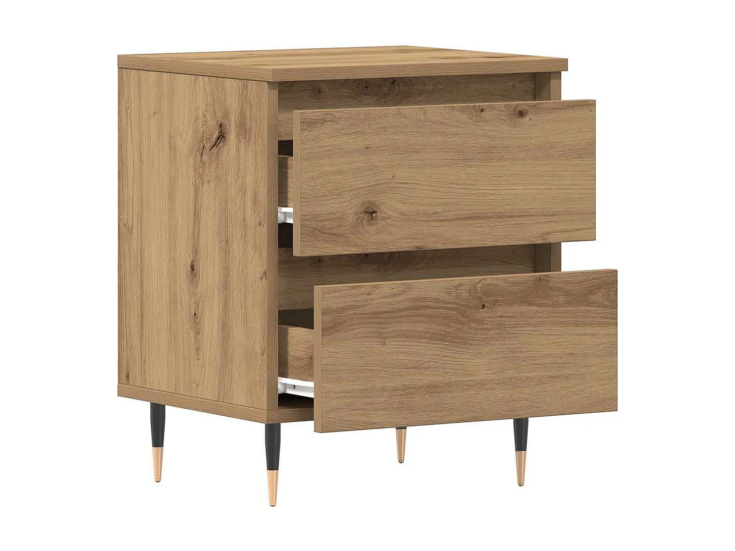 Tables de chevet 2 pcs Chêne Artisan 40x35x50 cm Bois d'ingénierie