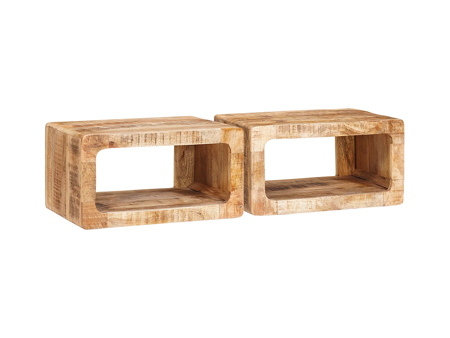 Tables de chevet Bois de mangue massif